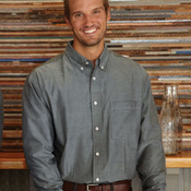 Long Sleeve Stain Resistant Oxford Shirt
