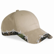Camo with Barbed Wire Cap