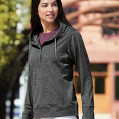 Women’s Omega Stretch Snap-Placket Hooded Pullover