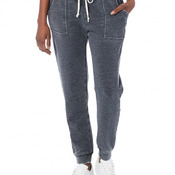 Women's Long Weekend Mineral Wash French Terry Joggers